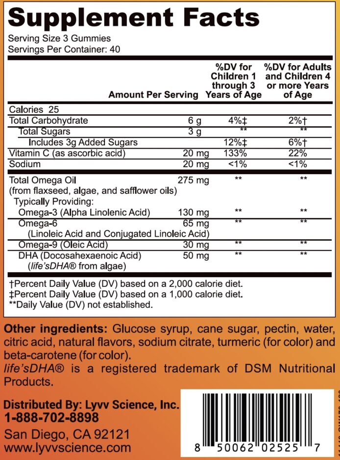 OMEGA+DHA Vegan Gummies - Image 2